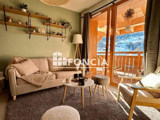 Appartement à vendre 340 000 € 3 pièces 2 chambres 49,7 m² Étage 2/3 Les Avanchers-Valmorel 73260