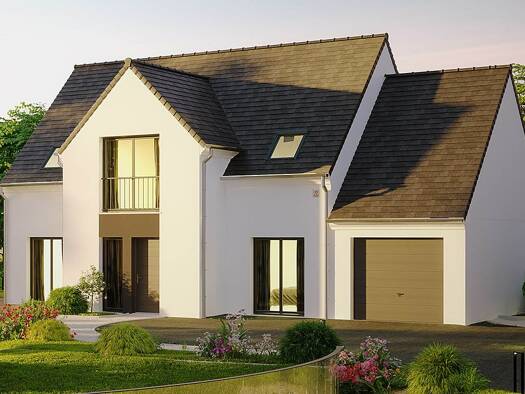 Terrain avec maison neuve à vendre 339 900 € 6 pièces 4 chambres 124 m² 347 m² de terrain Centre Ville Les Mureaux 78130