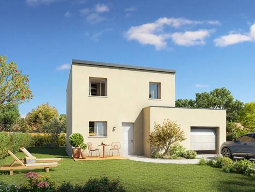 Terrain avec maison neuve à vendre 190 800 € 1 pièce 3 chambres 87 m² 409 m² de terrain Plaintel 22940