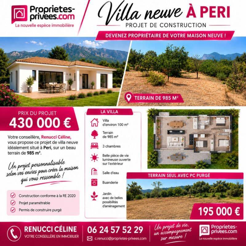 Terrain de 985 m² à Peri - photo 2