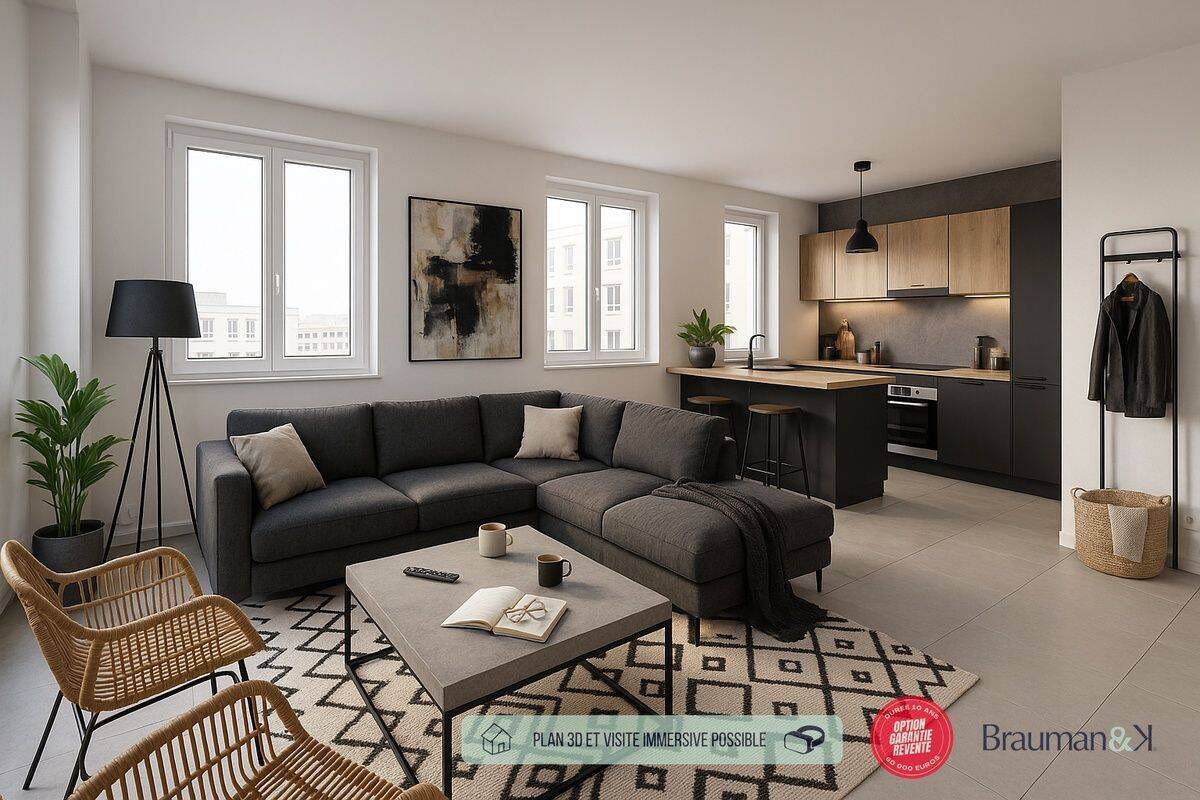 Appartement 3 pièces 45 m² · à Dieppe · 45 m² · 179 835 €