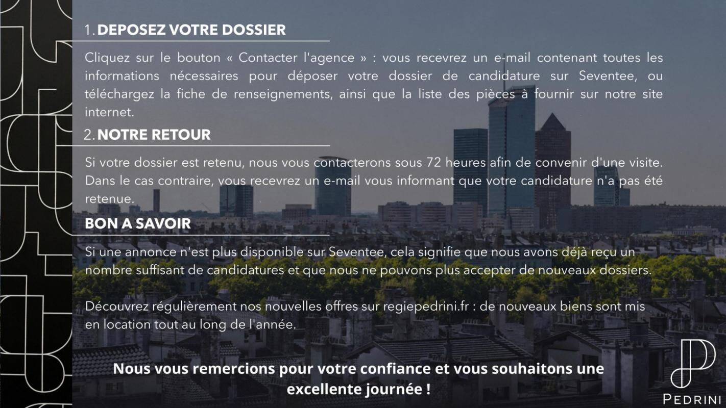 Appartement 1 pièce 30 m² · à Lyon 7ème Arrondissement · 30 m² · 491 €