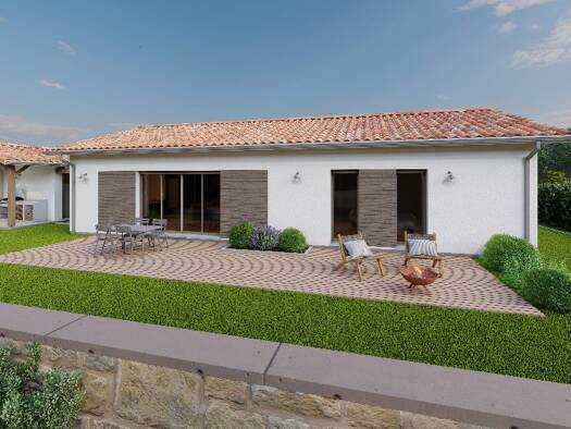 Terrain avec maison neuve à vendre 188 200 € 4 pièces 3 chambres 90 m² 555 m² de terrain Vensac 33590