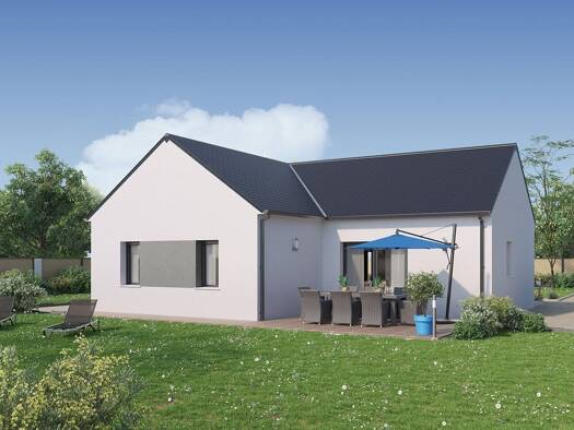 Terrain avec maison neuve à vendre 201 786 € 4 pièces 3 chambres 78 m² 600 m² de terrain Moret Loing et Orvanne 77250