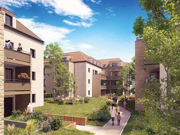 Appartement à vendre - neuf 227 704 € 3 pièces 2 chambres 66 m² Petit Dammarie-Croix Saint Jacques Dammarie-les-Lys 77190