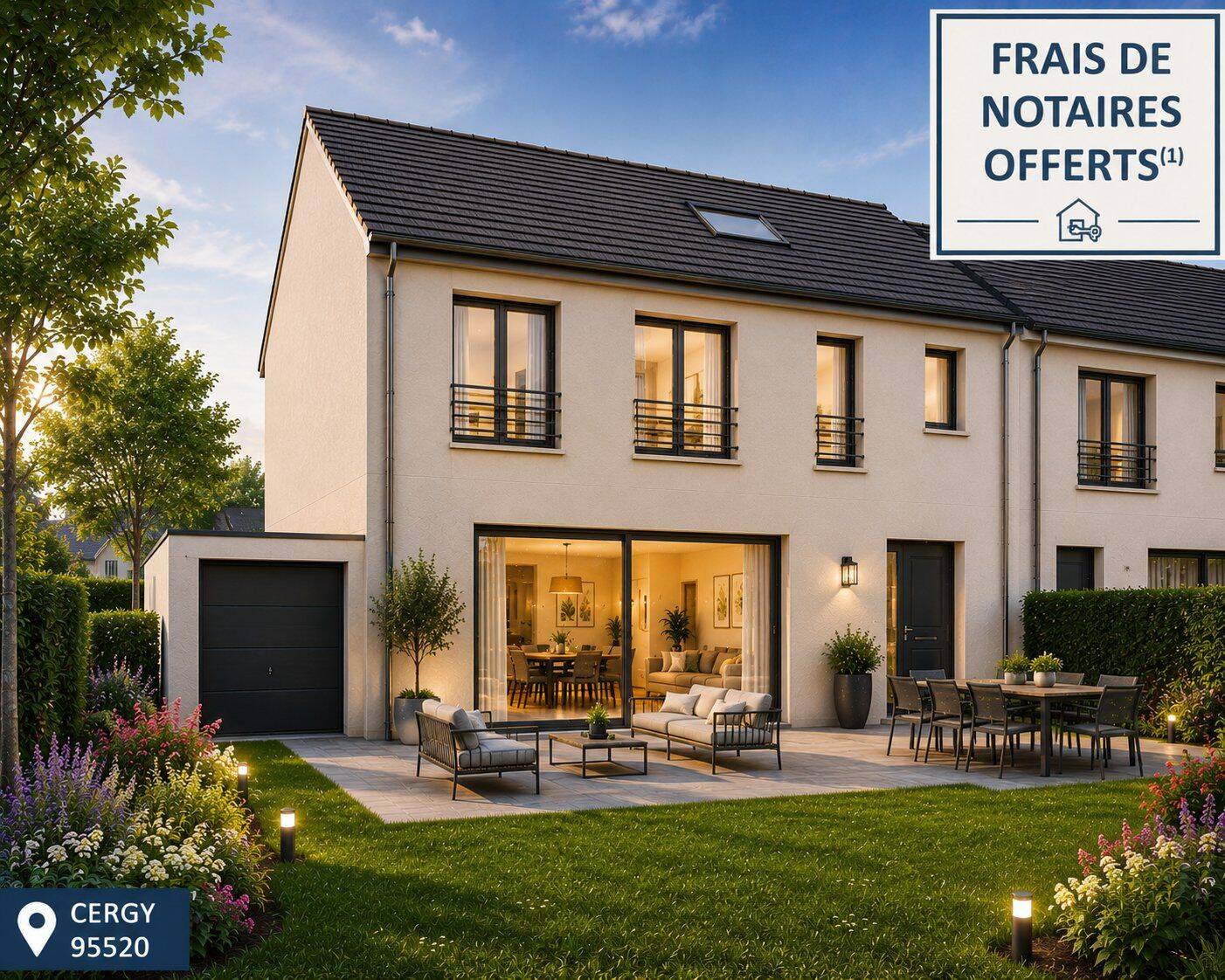 Maison 5 pièces 90 m² · à Cergy · 90 m² · 334 000 €