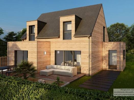 Terrain avec maison neuve à vendre 264 925 € 6 pièces 4 chambres 106 m² 434 m² de terrain Plougonven 29640