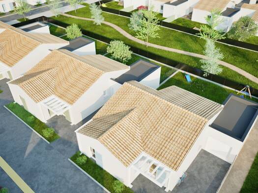 Maison de plain-pied à vendre - neuf 269 000 € 3 pièces 2 chambres 71,3 m² La Palmyre Les Mathes 17570