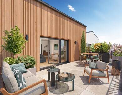 Appartement à vendre 180 400 € 2 pièces 38 m² Étage 1/3 disponible à partir du 01/06/2027 La Nobilière Sainte-Luce-sur-Loire 44980