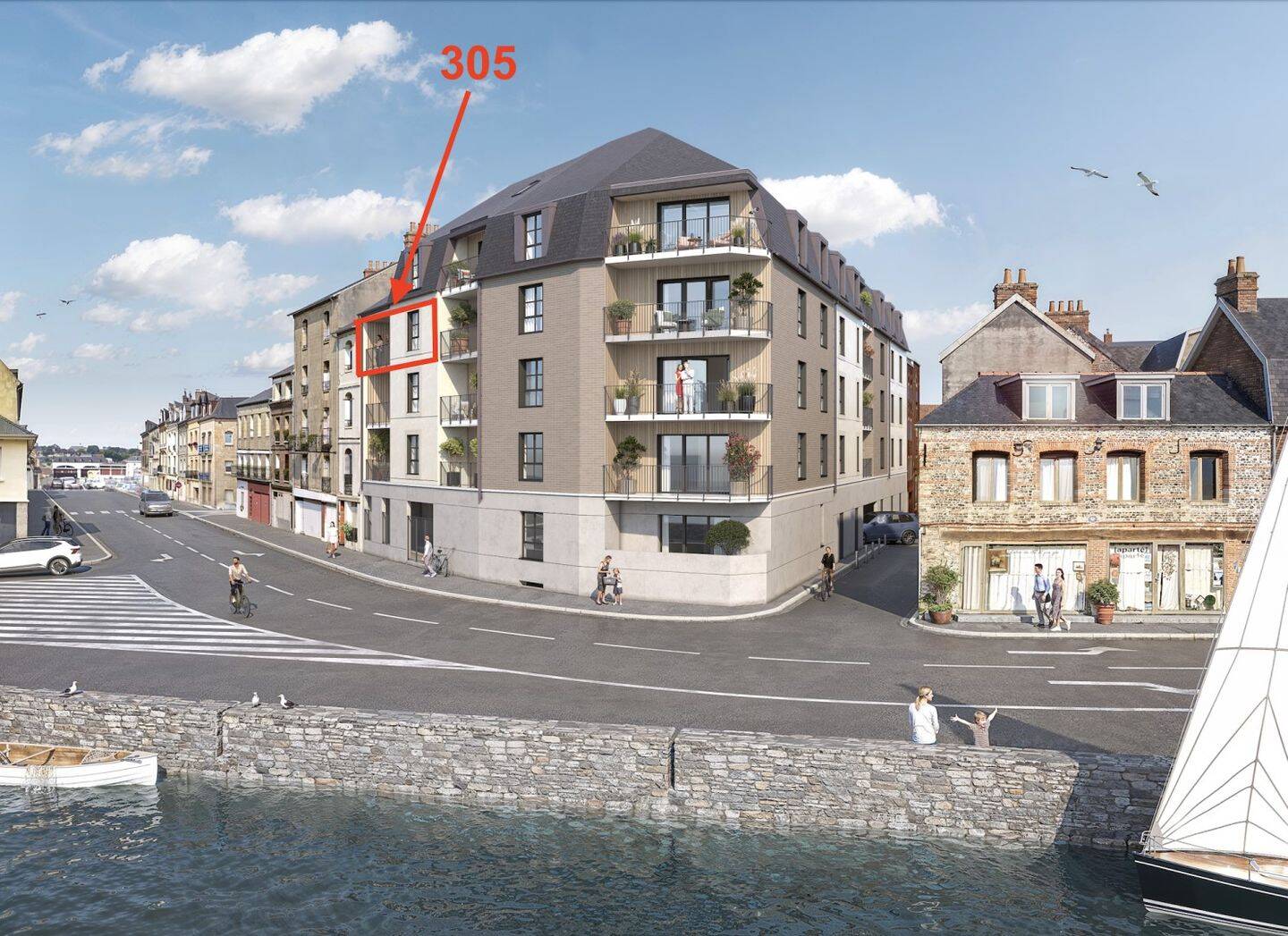 Appartement 3 pièces 84 m² · à Dieppe · 84,3 m² · 395 000 €