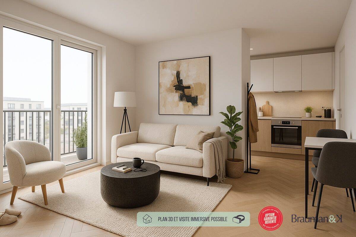 Appartement 2 pièces 43 m² · à Dijon · 43 m² · 157 000 €