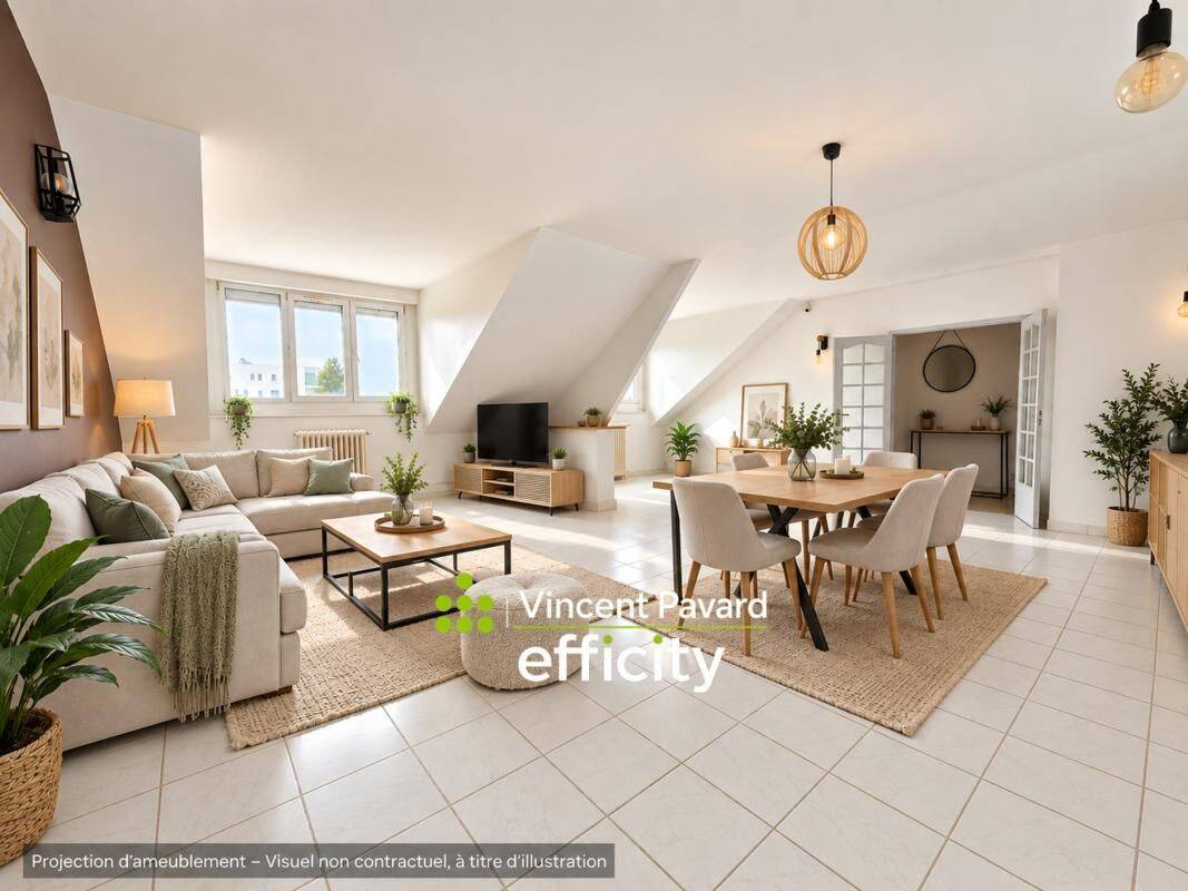 Appartement 4 pièces 105 m² · à Saint-Pierre-des-Corps · 104,9 m² · 166 400 €