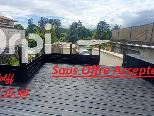 Appartement à vendre 120 000 € 2 pièces 1 chambre 36 m² RDC Centre-Trois Fontaines Rives 38140