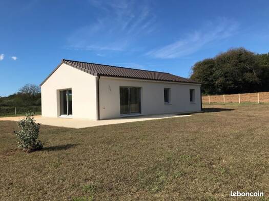 Terrain avec maison neuve à vendre 136 000 € 4 pièces 3 chambres 80 m² 1 200 m² de terrain Urbain Terrasson-Lavilledieu 24120