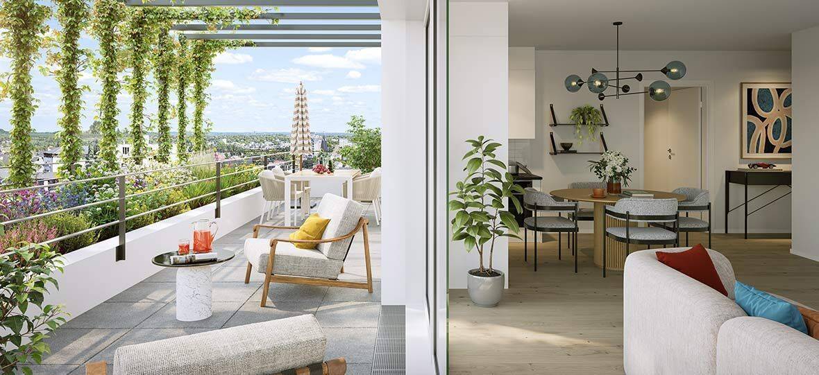 Appartement 5 pièces 108 m² · à Joué-lès-Tours · 107,8 m² · 414 000 €
