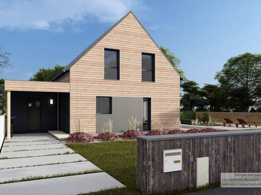 Terrain avec maison neuve à vendre 225 395 € 5 pièces 3 chambres 85 m² 358 m² de terrain Le Cloître-Saint-Thégonnec 29410