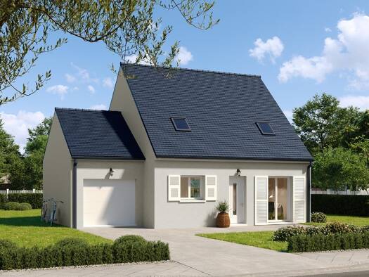 Terrain avec maison neuve à vendre 423 500 € 5 pièces 3 chambres 90 m² 766 m² de terrain Avrainville 91630