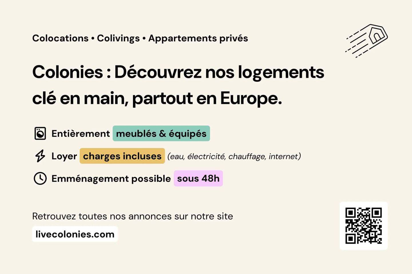 Villeurbanne Marengo - Private Room (3) - Colocation — 12