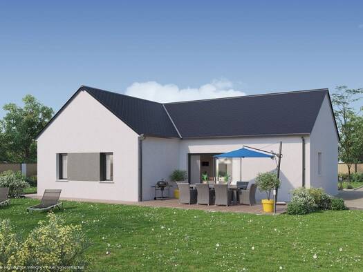 Terrain avec maison neuve à vendre 252 419 € 4 pièces 3 chambres 89 m² 2 182 m² de terrain Saint-Léger-Triey 21270