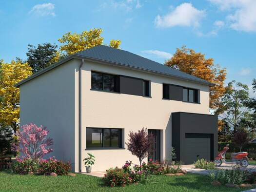 Terrain avec maison neuve à vendre 264 590 € 5 pièces 4 chambres 128,8 m² 652 m² de terrain La Haye-d'Ectot 50270
