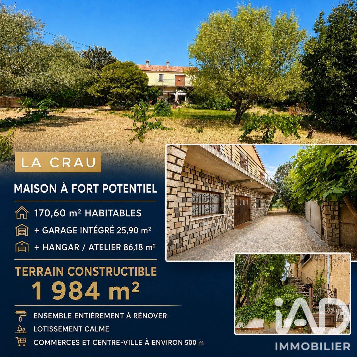 Maison 7 pièces 170 m² · à La Crau · 170 m² · 890 000 €