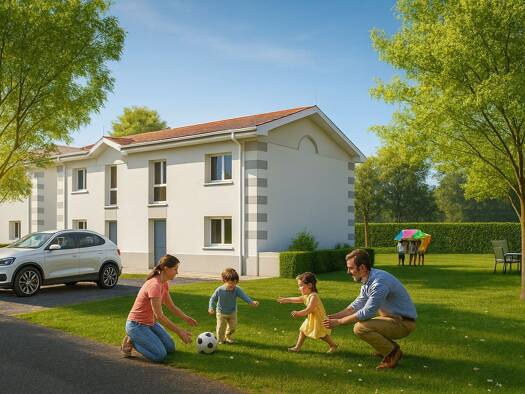 Maison jumelée à vendre - neuf 226 000 € 4 pièces 2 chambres 74,8 m² dès le 30/06/2027 Est Parempuyre 33290