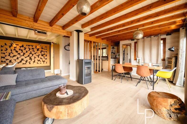 Chalet à vendre 775 000 € 3 pièces 2 chambres 90 m² 602 m² de terrain Saint-Jorioz 74410