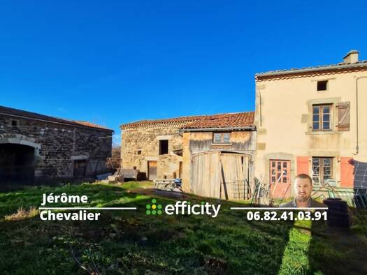 Maison à vendre 98 000 € 3 pièces 2 chambres 300 m² 1 200 m² de terrain Montmorin 63160