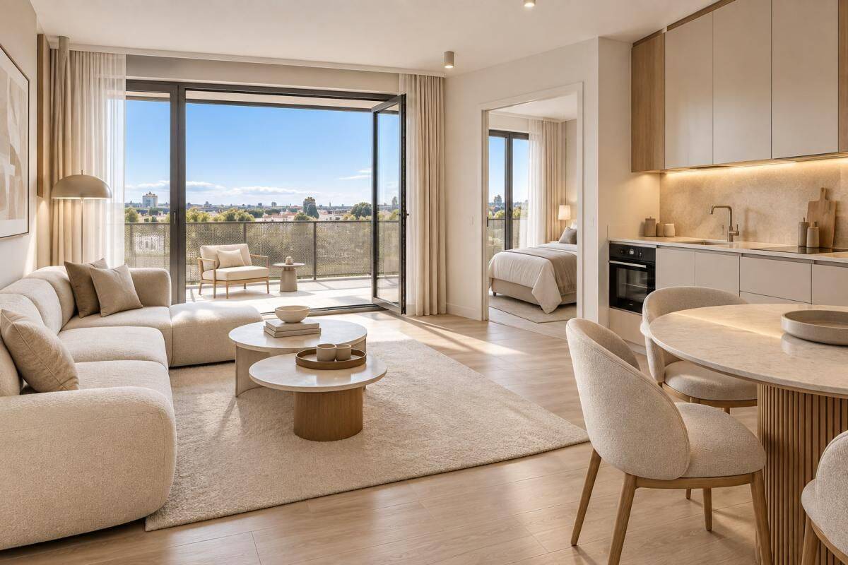 Appartement 2 pièces 43 m² · à Bussy-Saint-Georges · 43 m² · 273 000 €