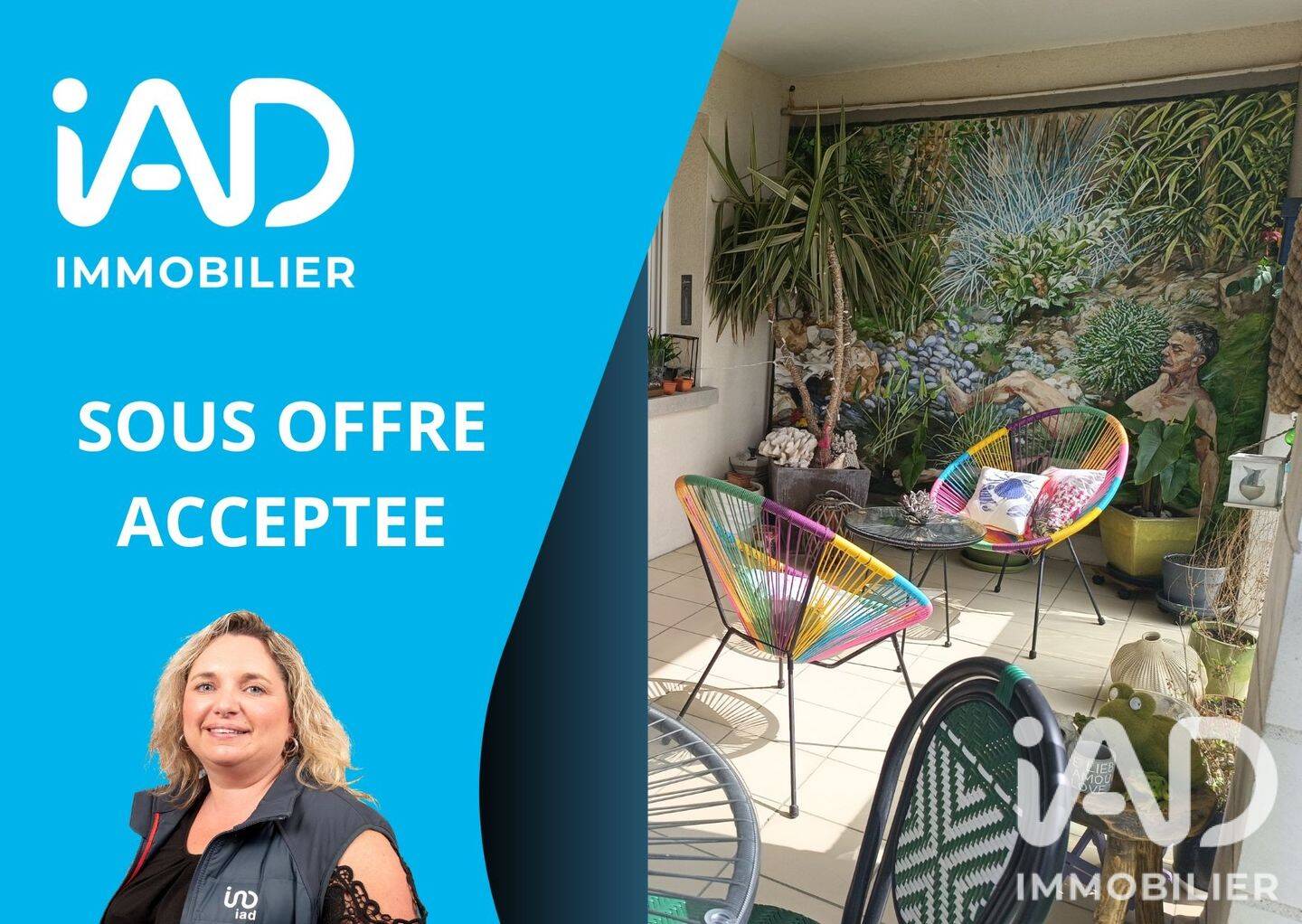 Appartement 3 pièces 64 m² · à Saint-Cyr-sur-Loire · 64,3 m² · 205 000 €