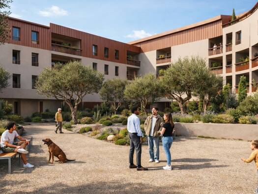 Appartement à vendre - neuf 175 000 € 2 pièces 1 chambre 41,6 m² dès le 31/12/2027 Carraire Miramas 13140