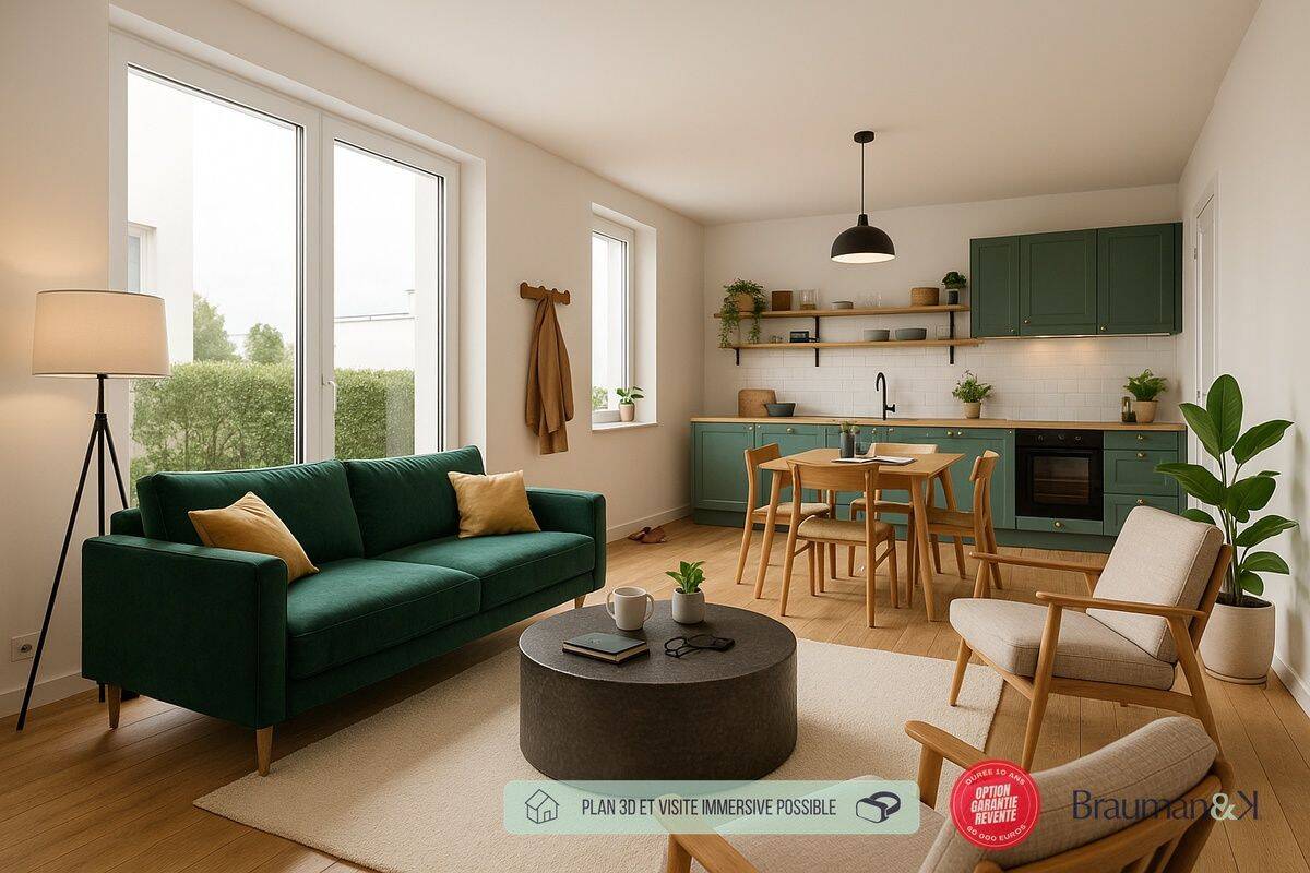 Appartement 2 pièces 56 m² · à Benerville-sur-Mer · 56 m² · 457 000 €