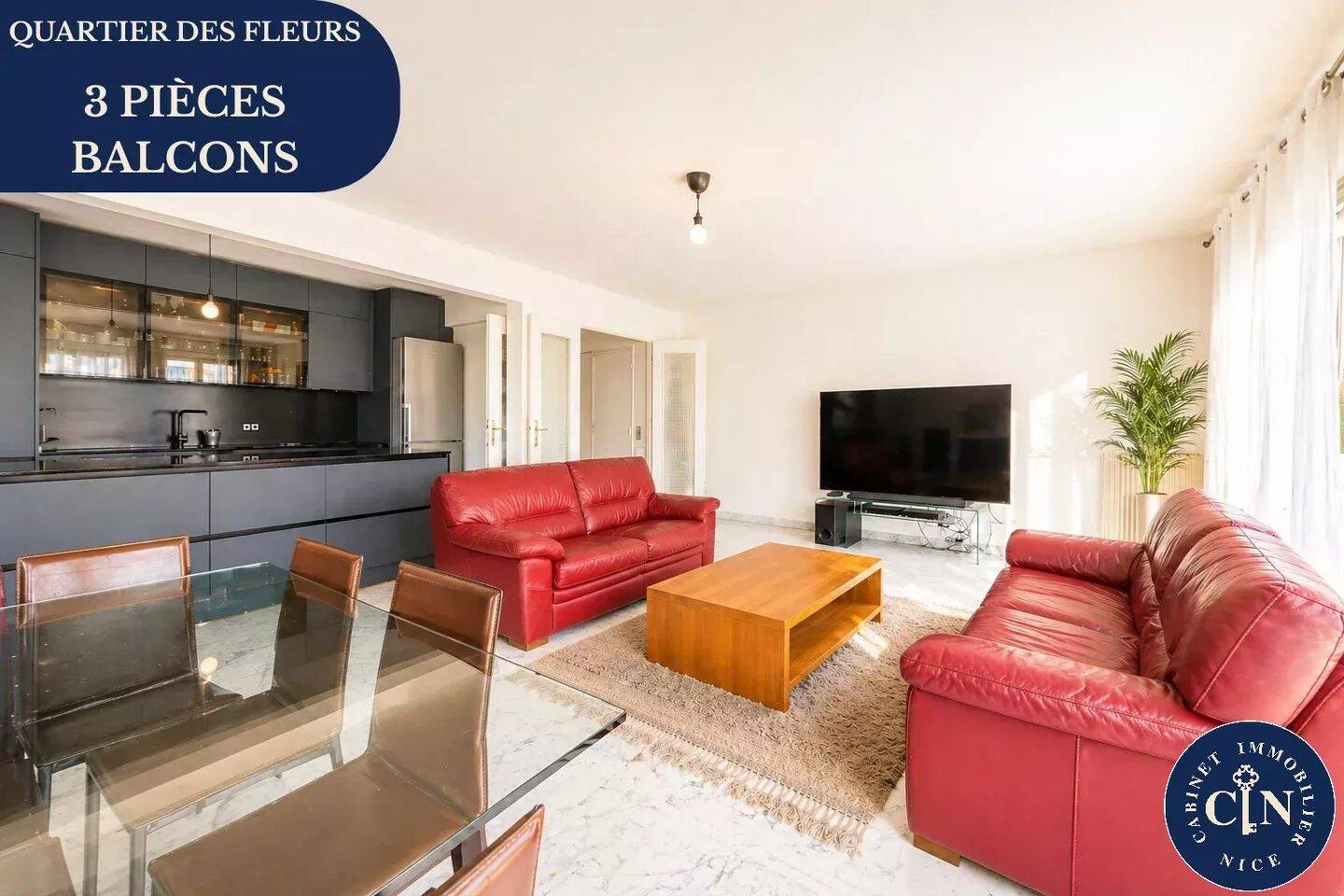 Appartement 3 pièces 95 m² · à Nice · 95 m² · 472 000 €