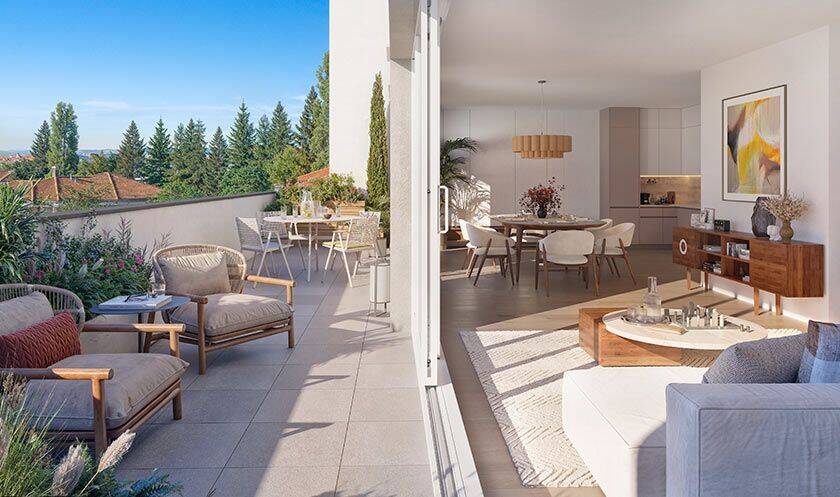 Appartement 4 pièces 85 m² · à Genas · 85,5 m² · 459 000 €