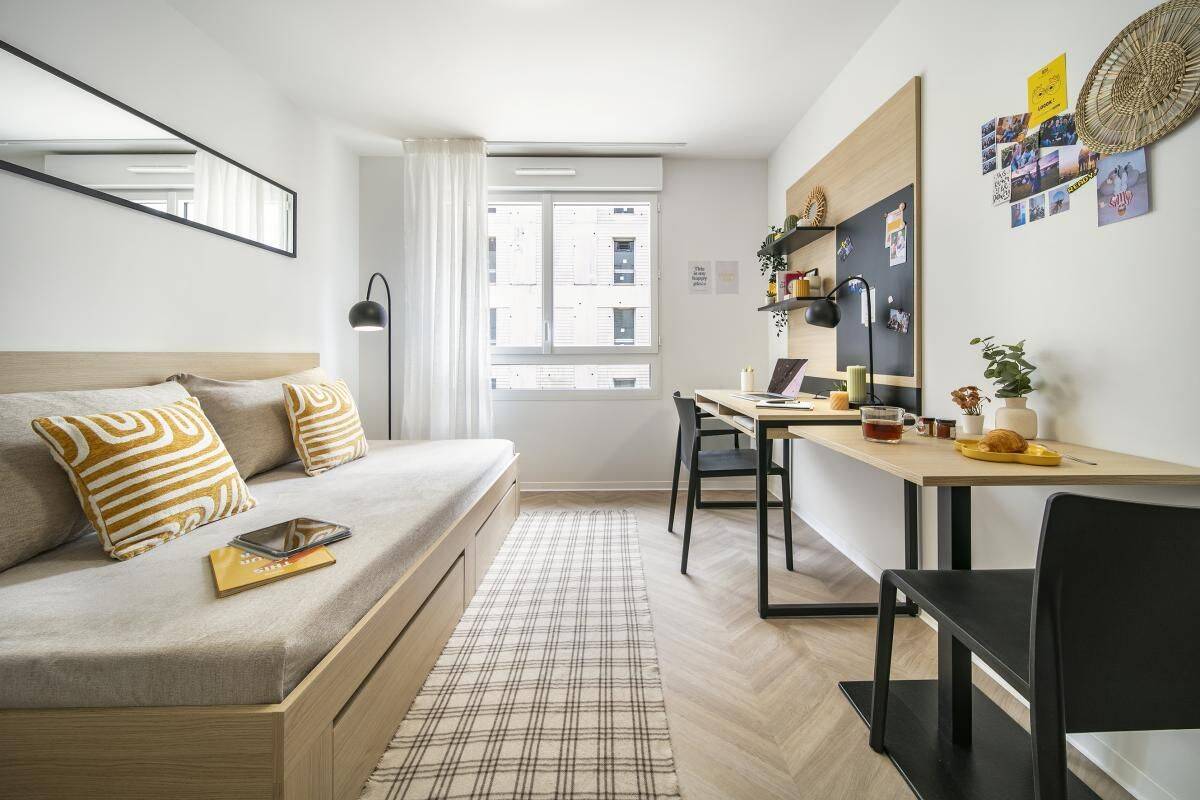 Appartement 1 pièce 17 m² · à Bordeaux · 17 m² · 620 €/mois