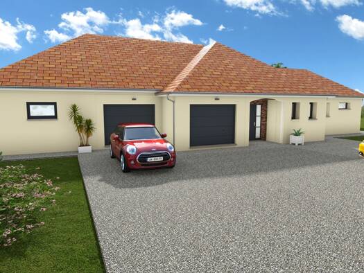 Terrain avec maison neuve à vendre 488 767 € 4 pièces 3 chambres 152 m² 2 000 m² de terrain Cheilly-lès-Maranges 71150