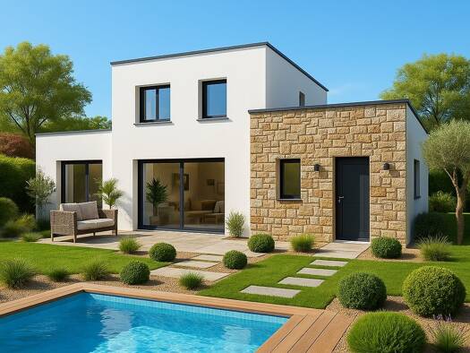 Terrain avec maison neuve à vendre 565 000 € 5 pièces 4 chambres 120 m² 620 m² de terrain Nord Nord Ouest Saint-Gély-du-Fesc 34980