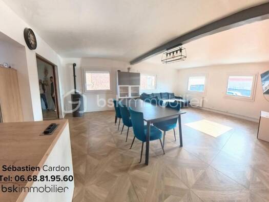 Maison de plain-pied à vendre 265 000 € 6 pièces 4 chambres 140 m² Sud Ostricourt 59162