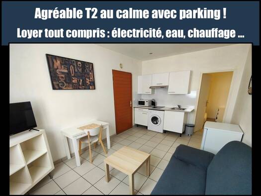 Appartement à louer 540 € 2 pièces 1 chambre 28 m² RDC/1 Foch Le Creusot 71200