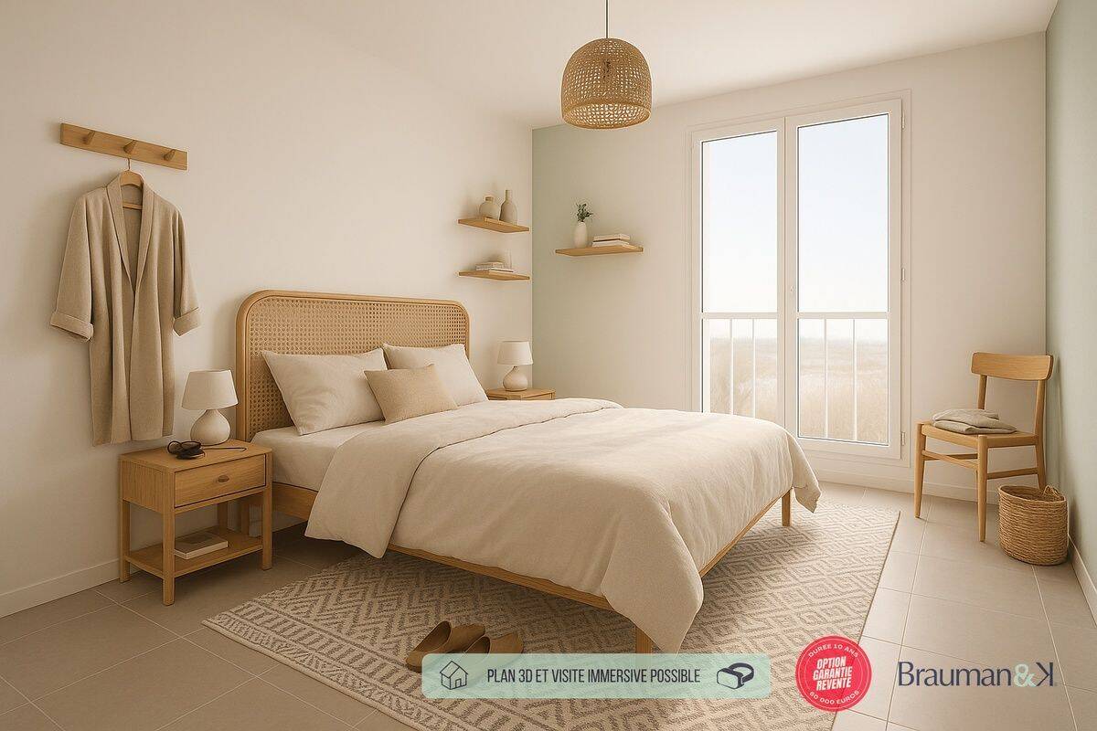 Appartement 2 pièces 44 m² · à Moussy-le-Neuf · 44 m² · 204 000 €