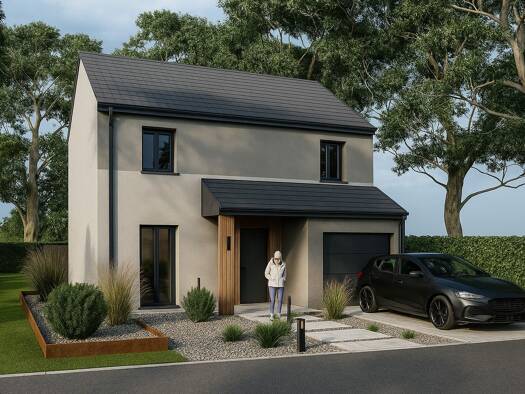 Terrain avec maison neuve à vendre 340 000 € 5 pièces 4 chambres 91 m² 235 m² de terrain Jean Jaurès-Président Pompidou Gagny 93220