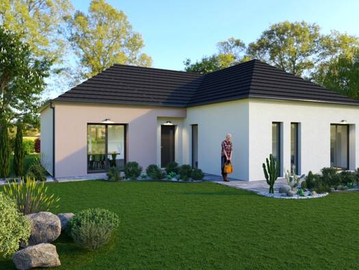 Terrain avec maison neuve à vendre 389 172 € 5 pièces 3 chambres 101,4 m² 1 500 m² de terrain Pasteur-Place Marx Dormoy-La Longueraie Vigneux-sur-Seine 91270