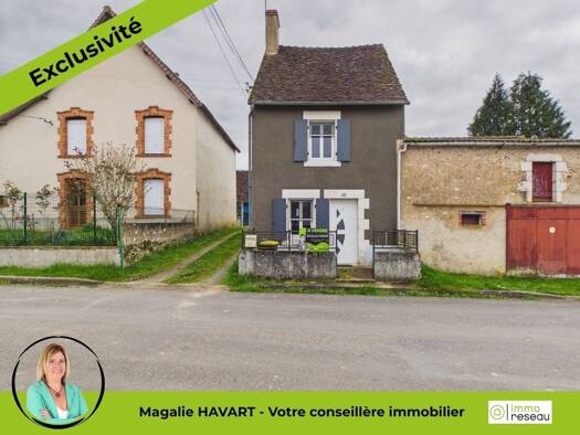 Maison à vendre 40 000 € 3 pièces 2 chambres 60 m² 477 m² de terrain Prissac 36370