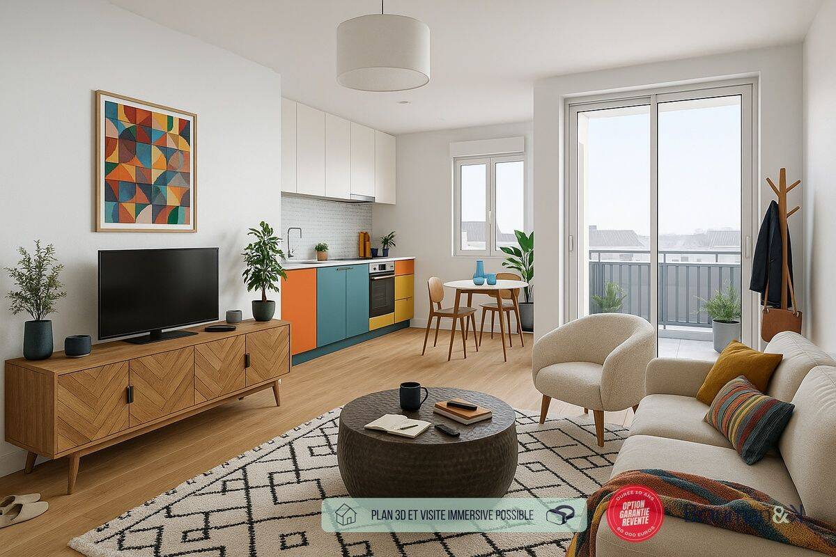 Appartement 3 pièces 66 m² · à Mérignac · 66 m² · 290 000 €
