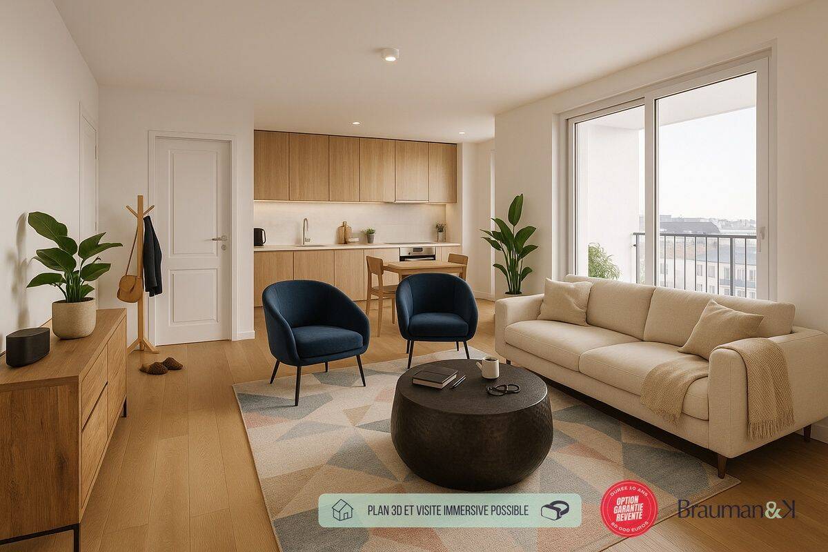 Appartement 2 pièces 48 m² · à Le Mans · 48 m² · 126 160 €