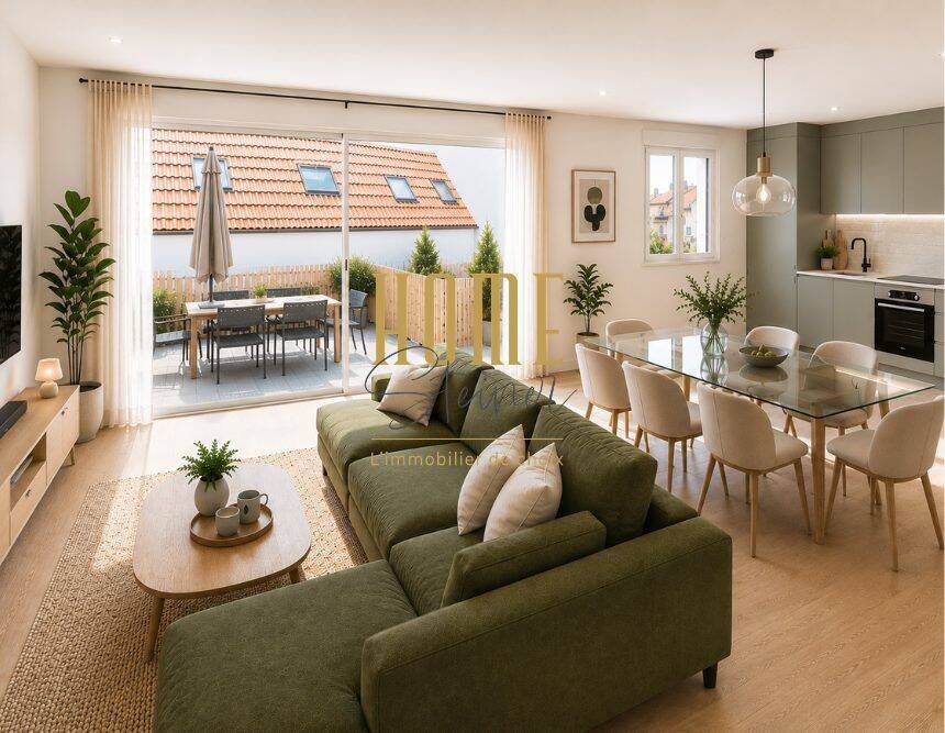 Appartement 4 pièces 90 m² · à Handschuheim · 90 m² · 359 000 €
