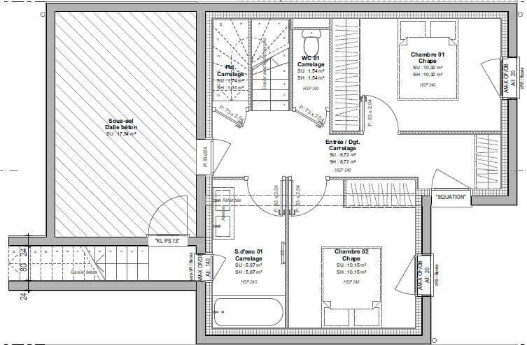 Maison 5 pièces 122 m² · à Vezin-le-Coquet · 122 m² · 341 350 €