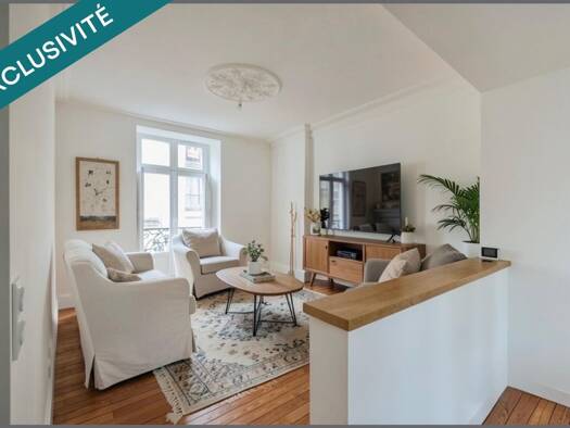 Appartement à vendre 344 500 € 4 pièces 3 chambres 74 m² Étage 2/4 Dobrée-Bon Port Nantes 44100