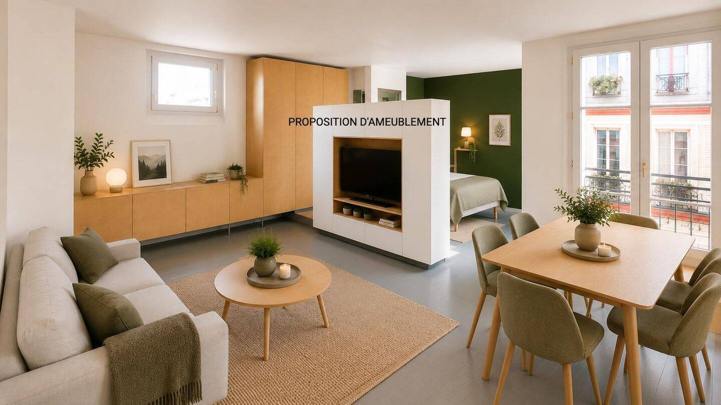 Appartement 2 pièces 40 m² · à Paris 18ème Arrondissement · 39,5 m² · 295 000 €