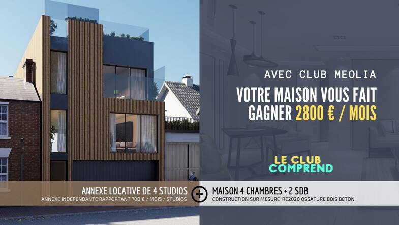 Maison à construire avec terrain à vendre 990 000 € Saint-Ouen 93400